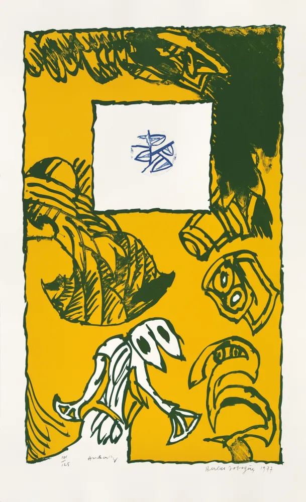 Litografía Alechinsky - Herbes potagères