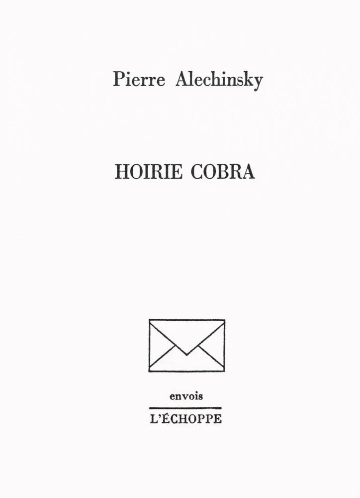 Libro Ilustrado Alechinsky - Hoirie Cobra