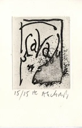 Aguafuerte Y Aguatinta Alechinsky - Homere est morte