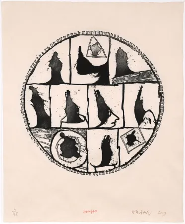 Aguafuerte Alechinsky - Houppes