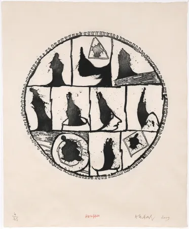 Aguafuerte Alechinsky - Houppes