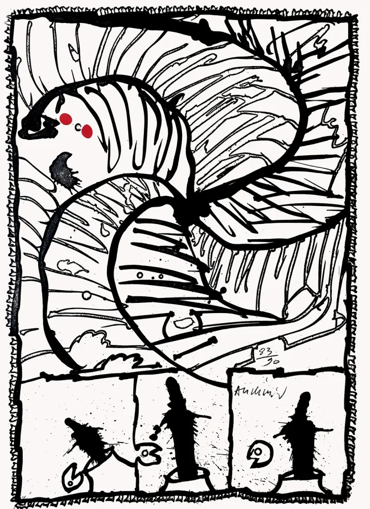 Aguafuerte Alechinsky - Inconnu