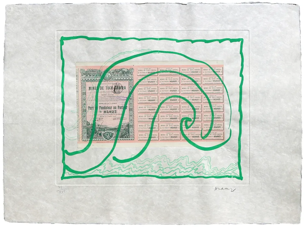 Aguafuerte Alechinsky - Krach III.