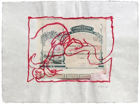 Aguafuerte Alechinsky - Krach IV.