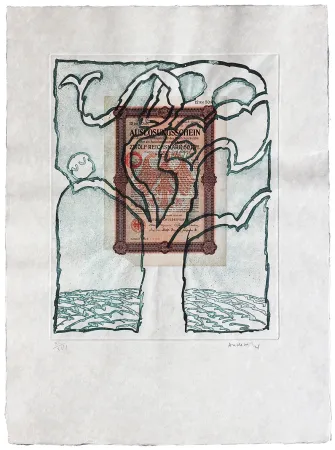 Aguafuerte Alechinsky - Krach V.