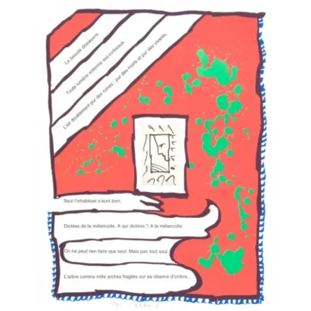 Litografía Alechinsky - La beauté désœuvre