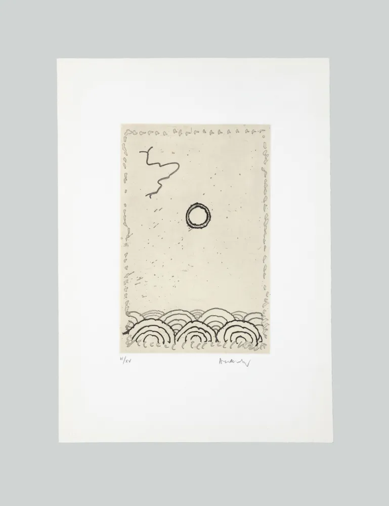 Aguafuerte Y Aguatinta Alechinsky - La Cerclitude 1