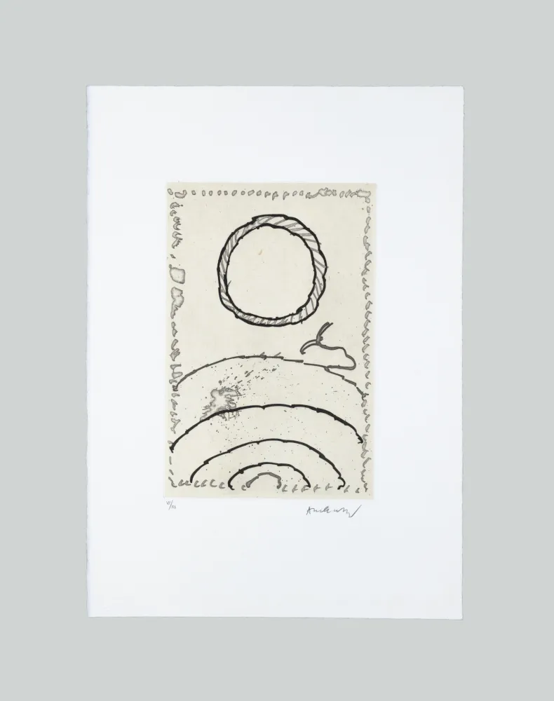 Aguafuerte Y Aguatinta Alechinsky - La Cerclitude 7