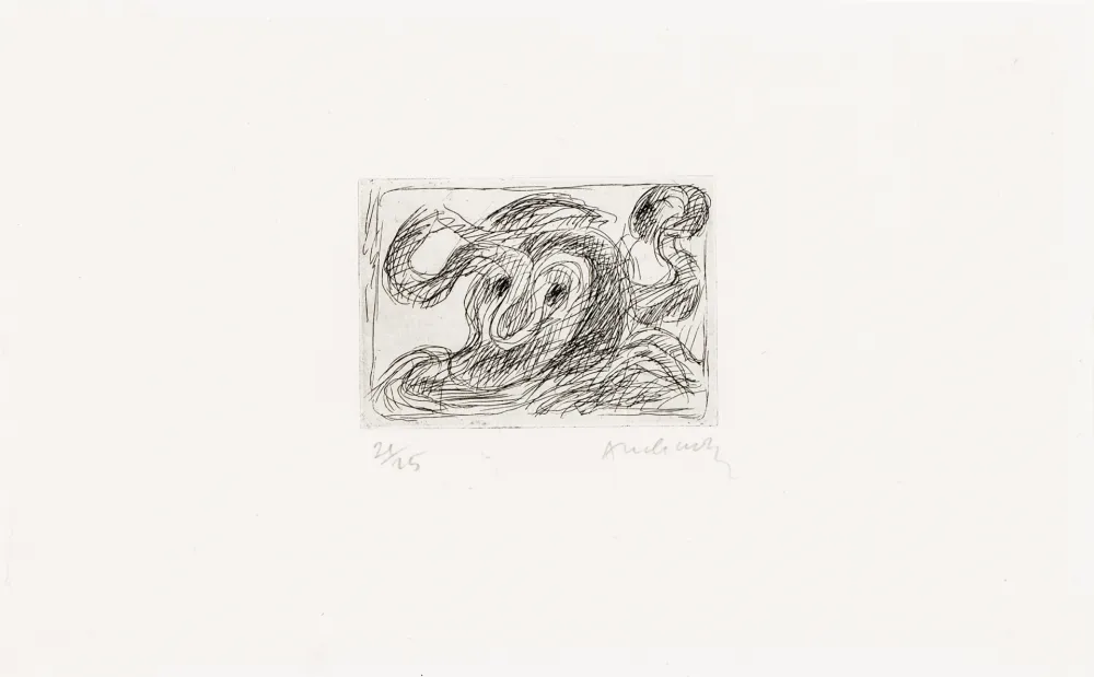 Aguafuerte Alechinsky - La ligne seule 01