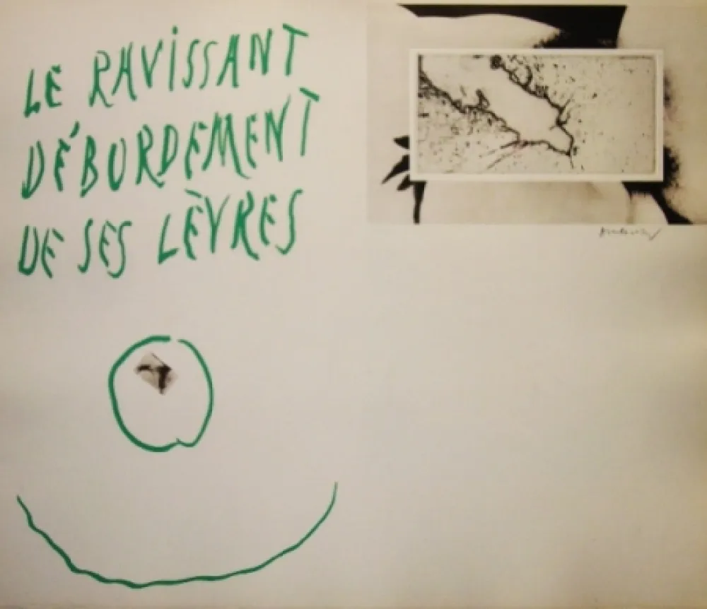 Aguafuerte Y Aguatinta Alechinsky - La ravissant débordement de ses lèvres