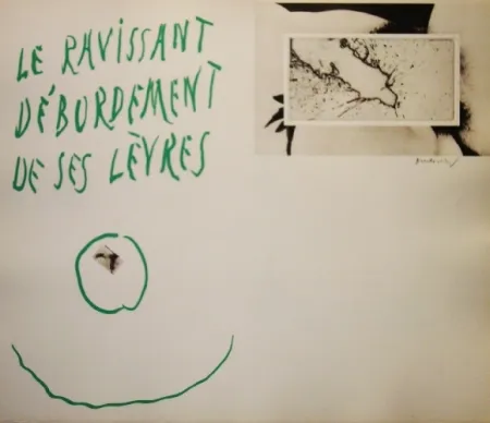 Aguafuerte Y Aguatinta Alechinsky - La ravissant débordement de ses lèvres