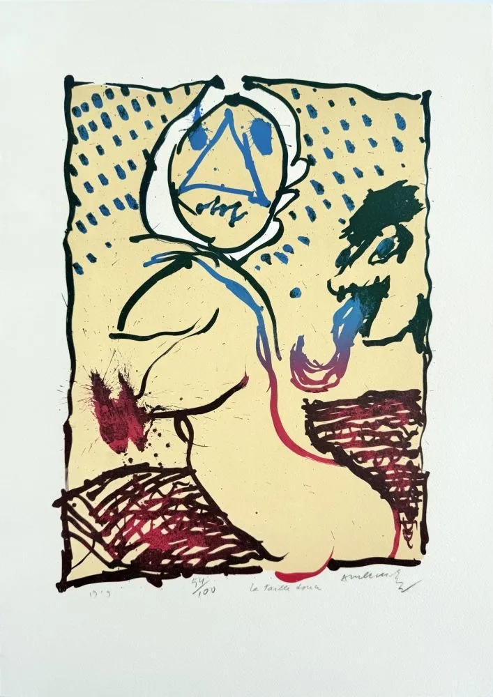 Litografía Alechinsky - La taille douce