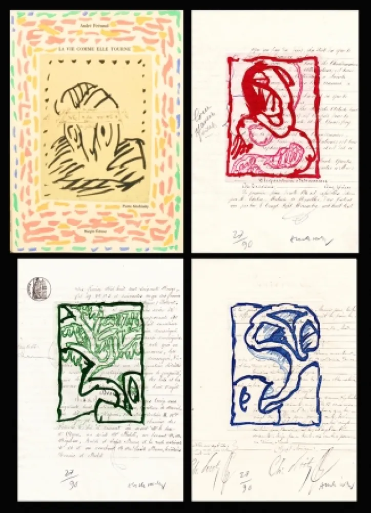 Libro Ilustrado Alechinsky - La vie comme elle tourne