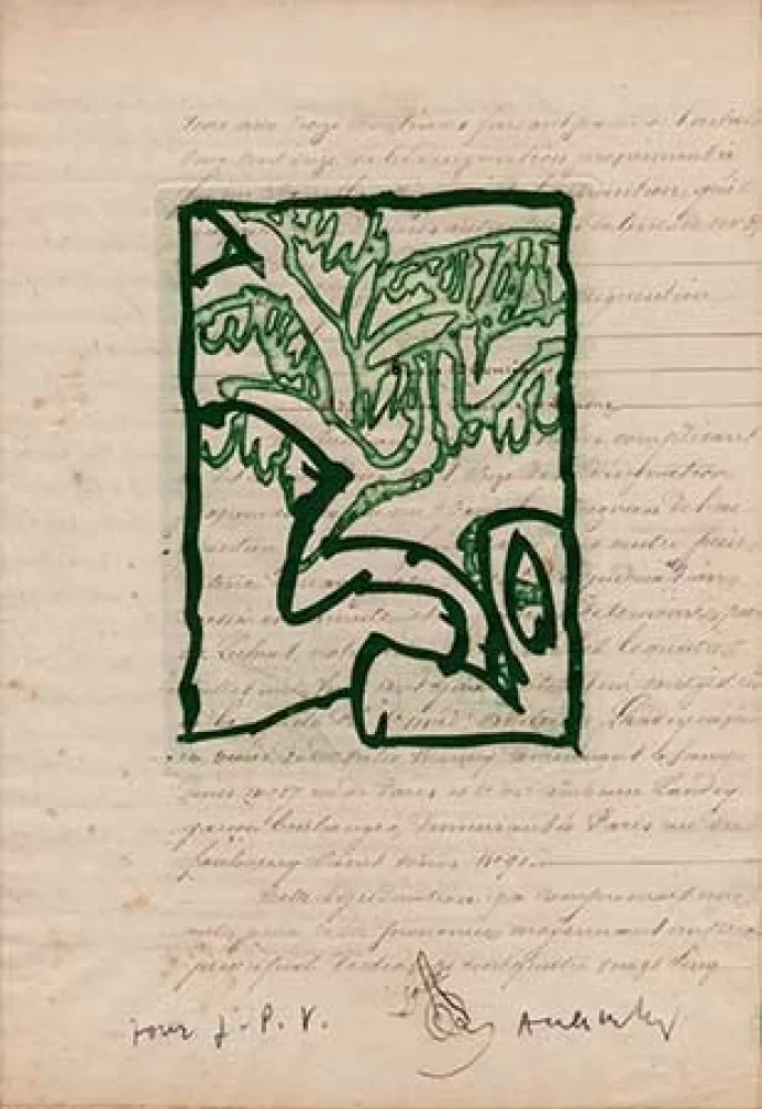 Grabado Alechinsky - La vie comme elle tourne