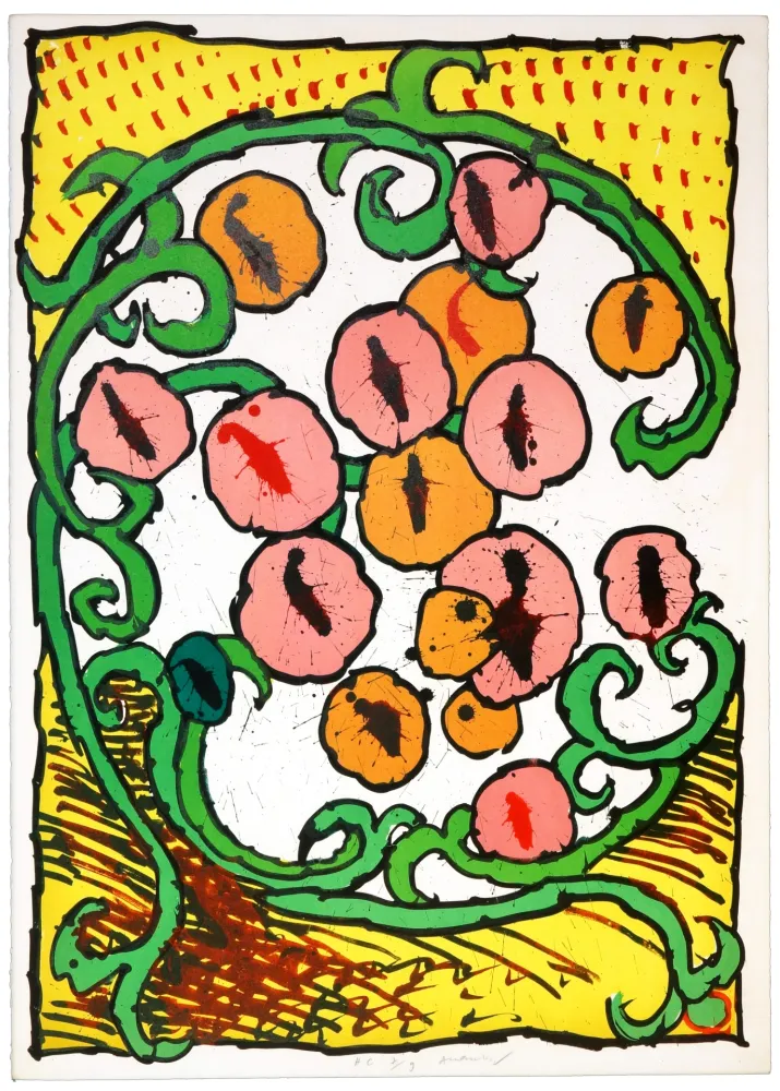 Litografía Alechinsky - Labyrinthe d'Apparat III