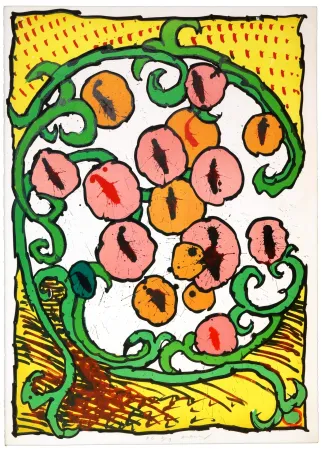 Litografía Alechinsky - Labyrinthe d'Apparat III