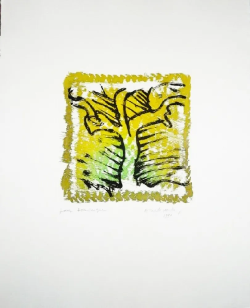 Grabado Alechinsky - L'arbre vert