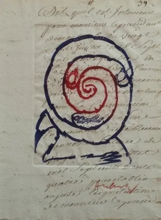 Aguafuerte Alechinsky - L'avenir de la propriété