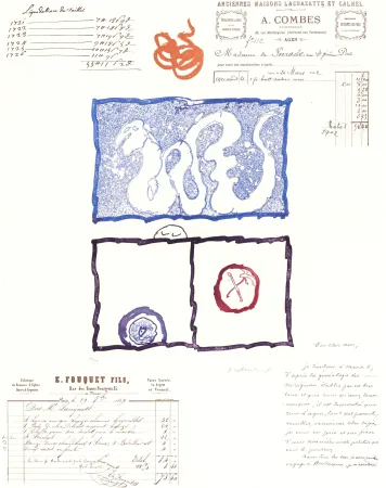 Aguatinta Alechinsky - L’Avenir de la Propriété V