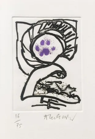 Libro Ilustrado Alechinsky - Le carnet du chat sauvage