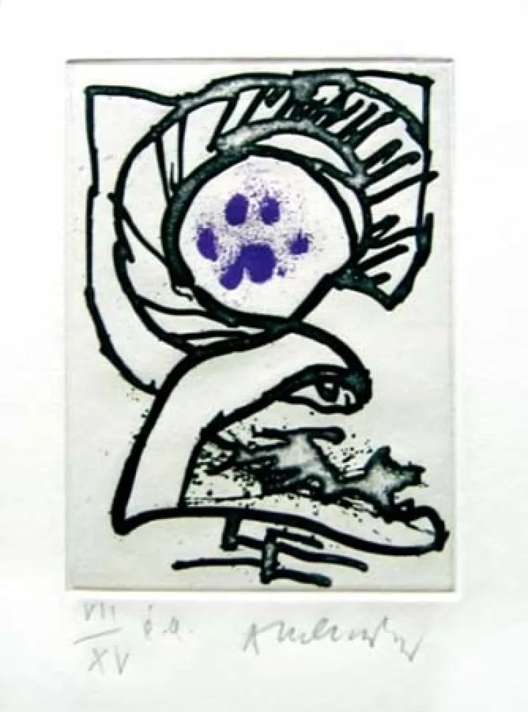 Libro Ilustrado Alechinsky - Le carnet du chat sauvage