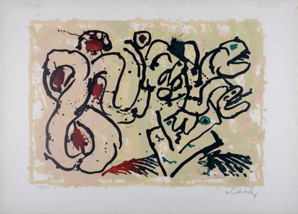 Litografía Alechinsky - Le dénouement (A), 1967