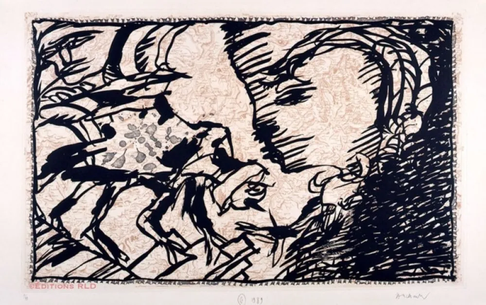 Aguafuerte Y Aguatinta Alechinsky - Le retour au foyer