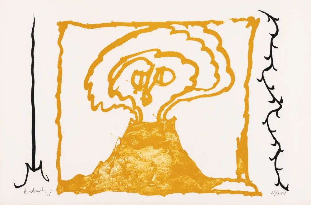 Litografía Alechinsky - Le rêve de l'ammonite 06