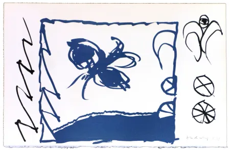 Litografía Alechinsky - Le rêve de l'ammonite 11