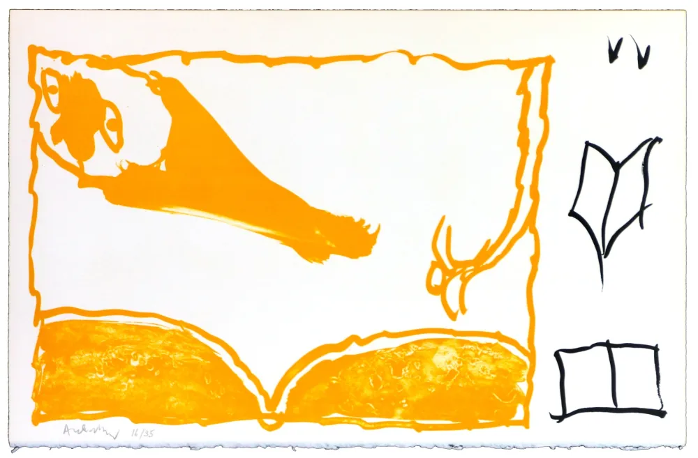 Litografía Alechinsky - Le rêve de l'ammonite 12