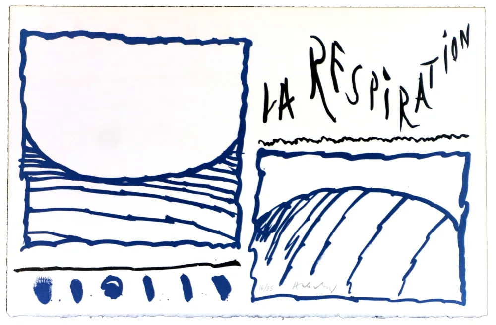 Litografía Alechinsky - Le rêve de l'ammonite 13