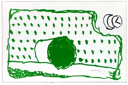 Litografía Alechinsky - Le rêve de l'ammonite 2