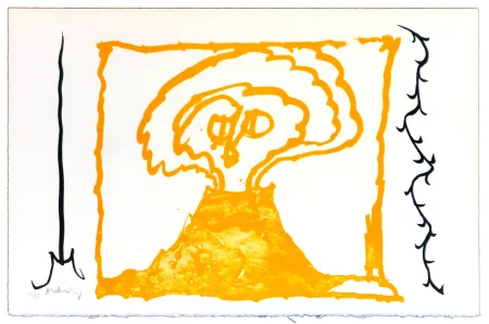 Litografía Alechinsky - Le rêve de l'ammonite 9