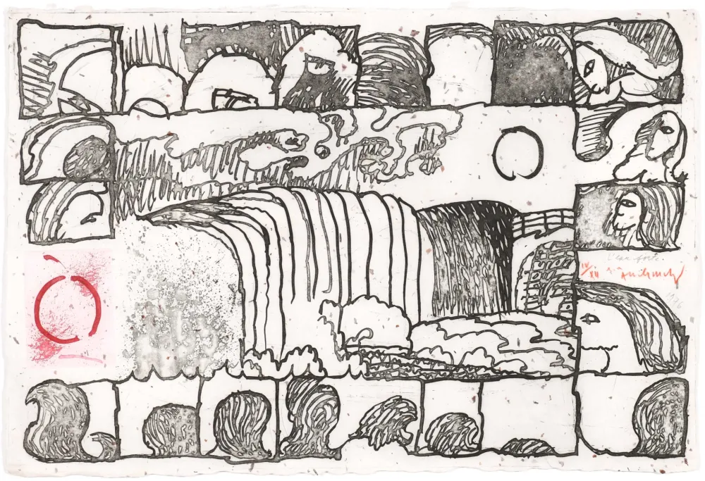 Aguafuerte Alechinsky - L'eau forte