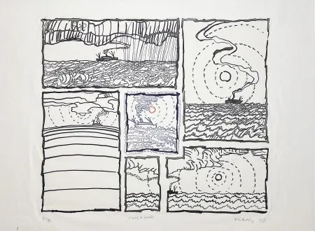 Grabado Alechinsky - L'envie de partir