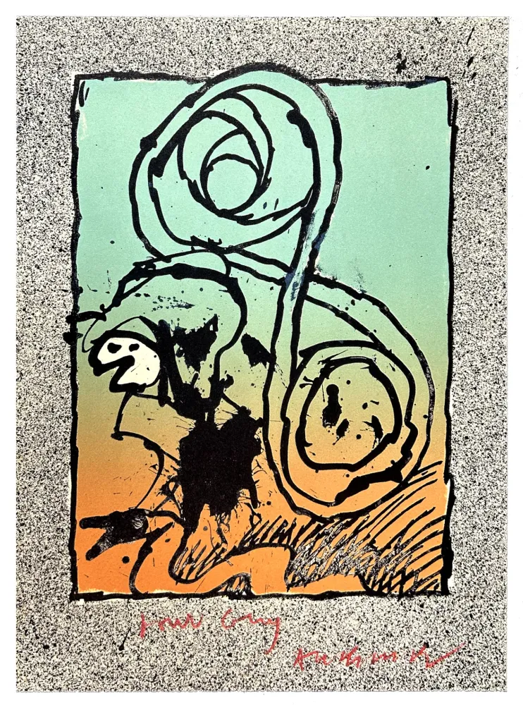 Litografía Alechinsky - Les infeuilletables