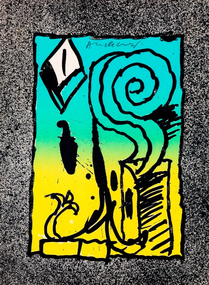 Litografía Alechinsky - Les infeuilletables 