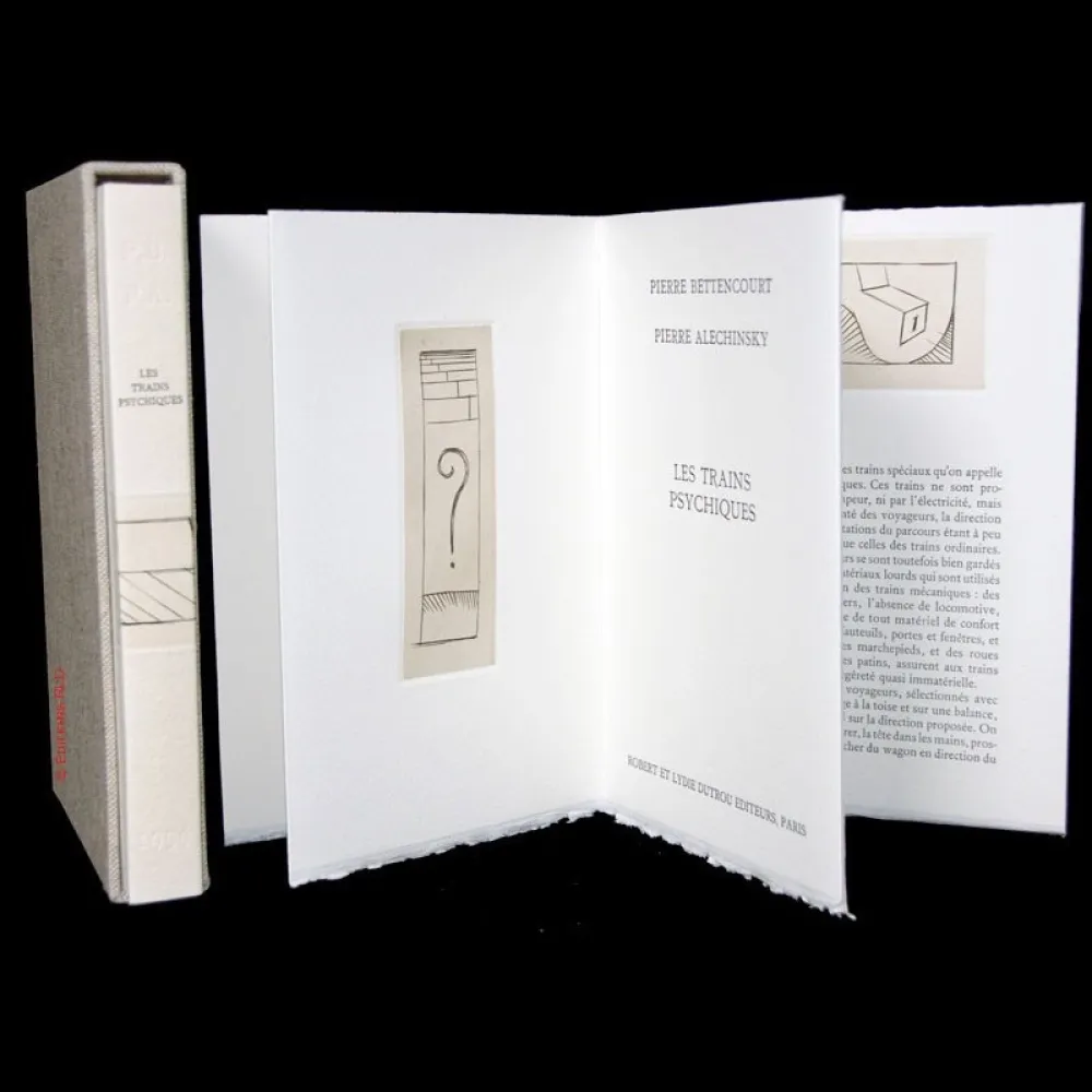 Libro Ilustrado Alechinsky - Les trains psychiques