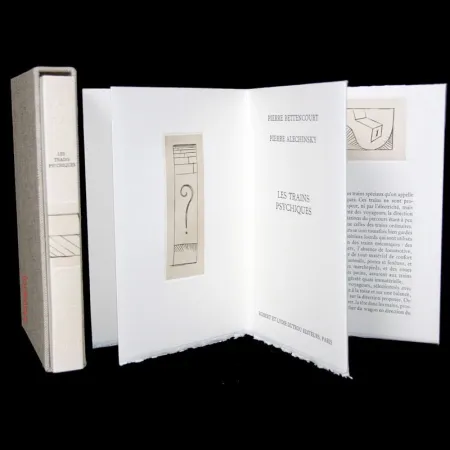 Libro Ilustrado Alechinsky - Les trains psychiques