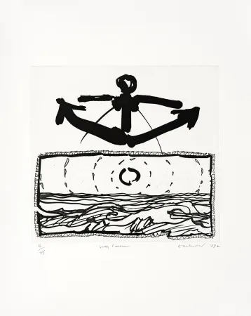 Grabado Alechinsky - Lever l'ancre