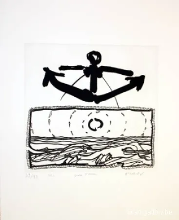 Grabado Alechinsky - Lever l'ancre