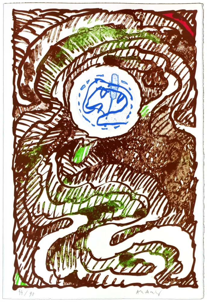 Grabado Alechinsky - L'excédante 1