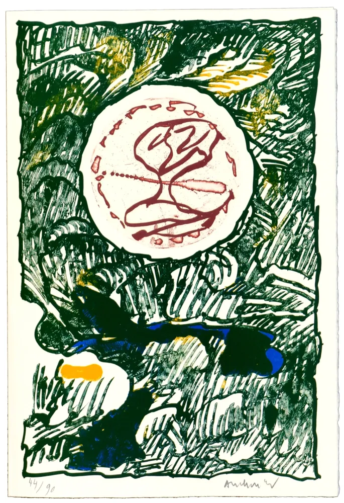 Grabado Alechinsky - L'excédante 2