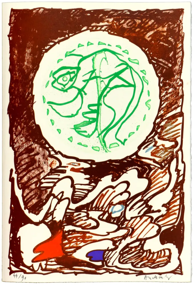 Grabado Alechinsky - L'excédante 3