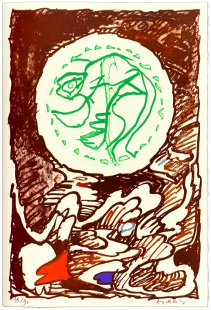 Grabado Alechinsky - L'excédante 3