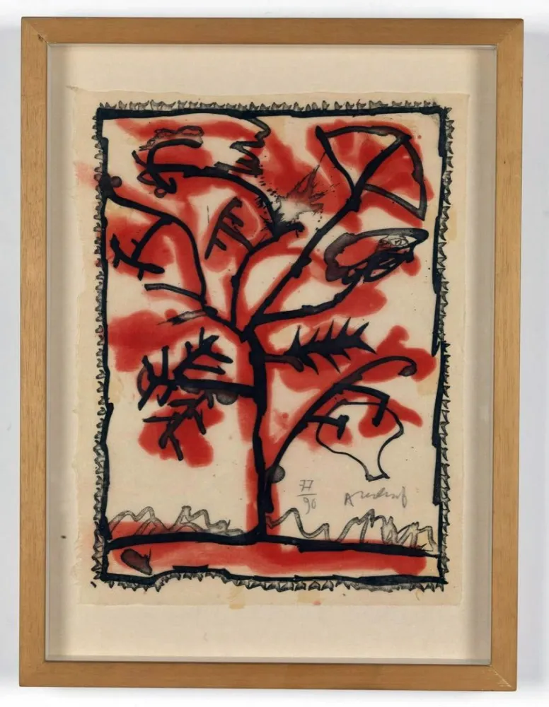 Grabado Alechinsky - Lieu dit