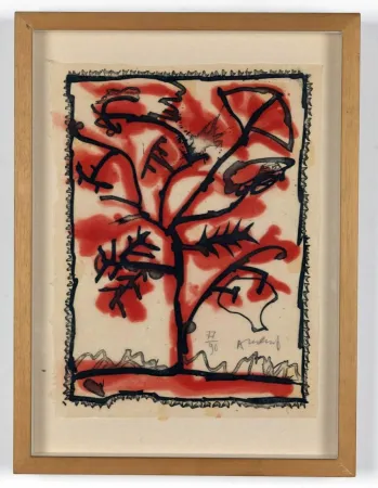 Grabado Alechinsky - Lieu dit