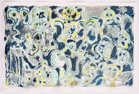 Litografía Alechinsky - L’inconditionnement humain