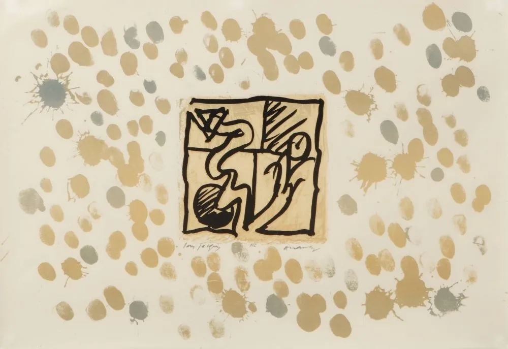 Litografía Alechinsky - Lino-Litho, Planche IV