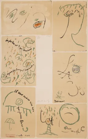 Aguafuerte Alechinsky - Litho-mots